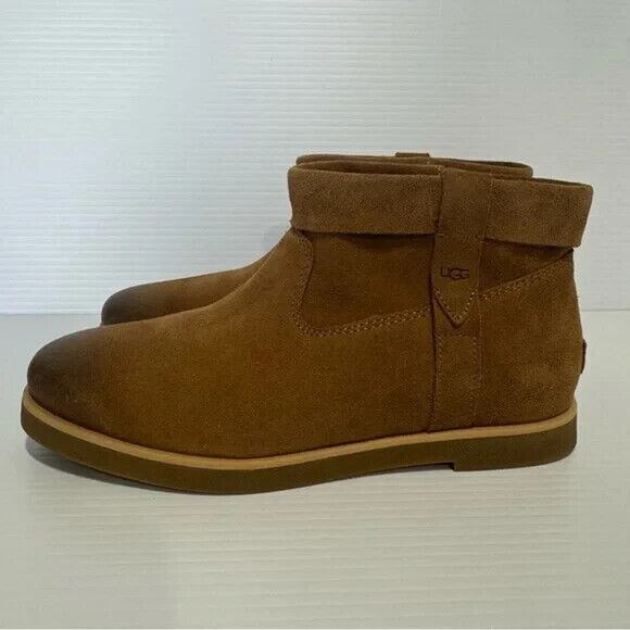 NEW‎ UGG JOSEFENE SHORT CUFF BOOTS SIZE US 9.5 CHESTNUT BROWN $150 - Picture 2 of 5